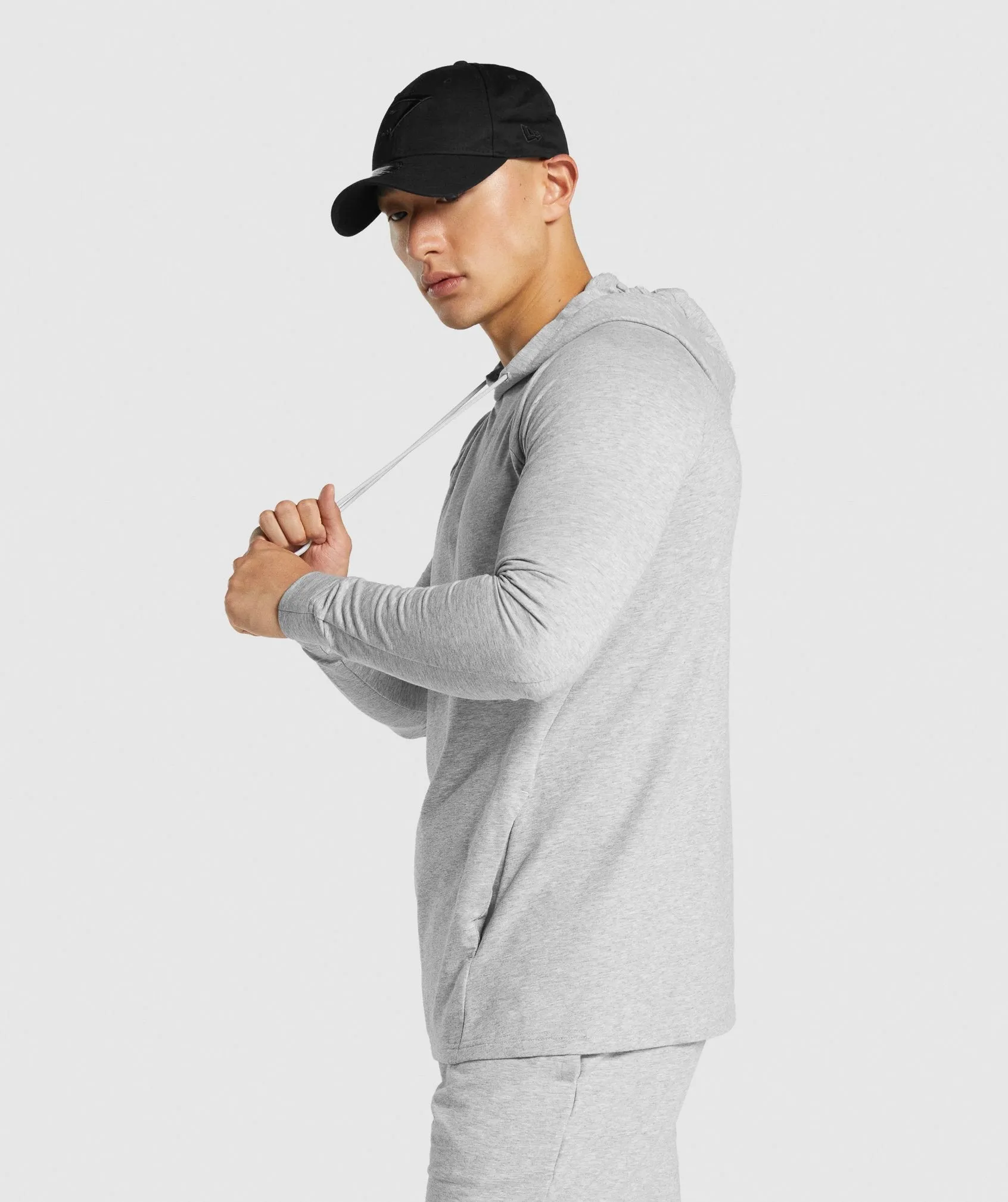 Gymshark Critical 2.0 Hoodie - Light Grey Marl