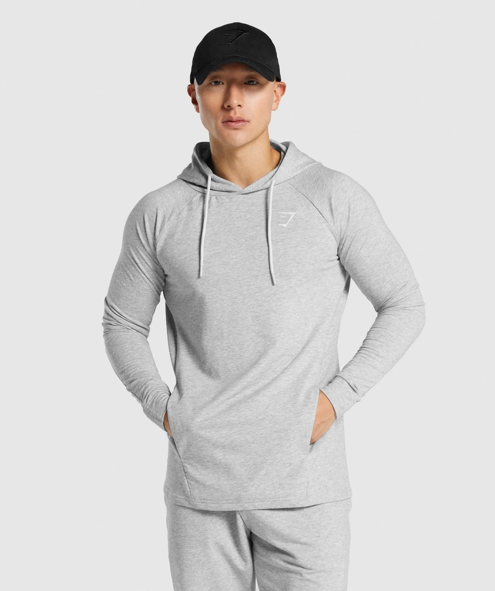 Gymshark Critical 2.0 Hoodie - Light Grey Marl