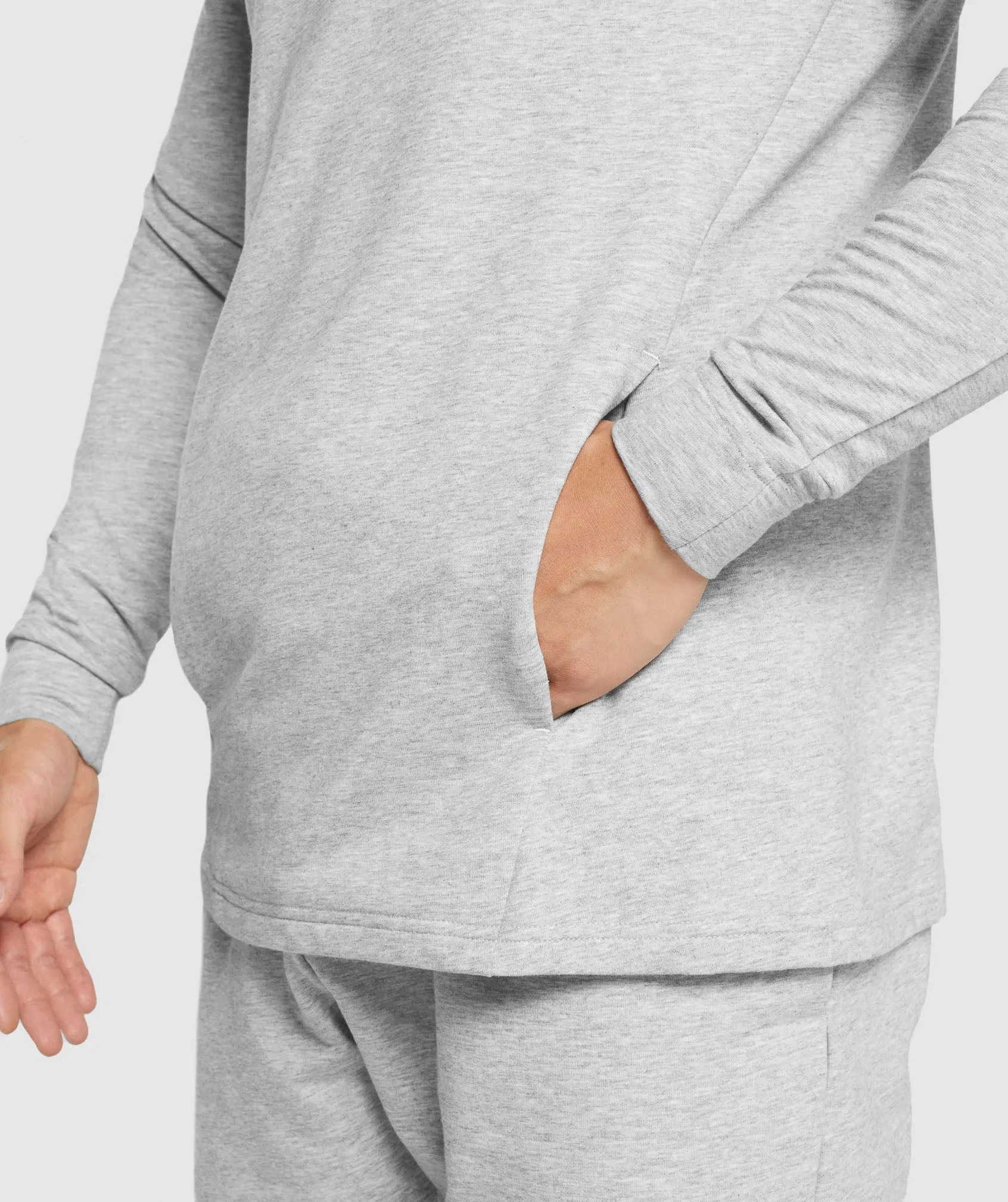 Gymshark Critical 2.0 Hoodie - Light Grey Marl