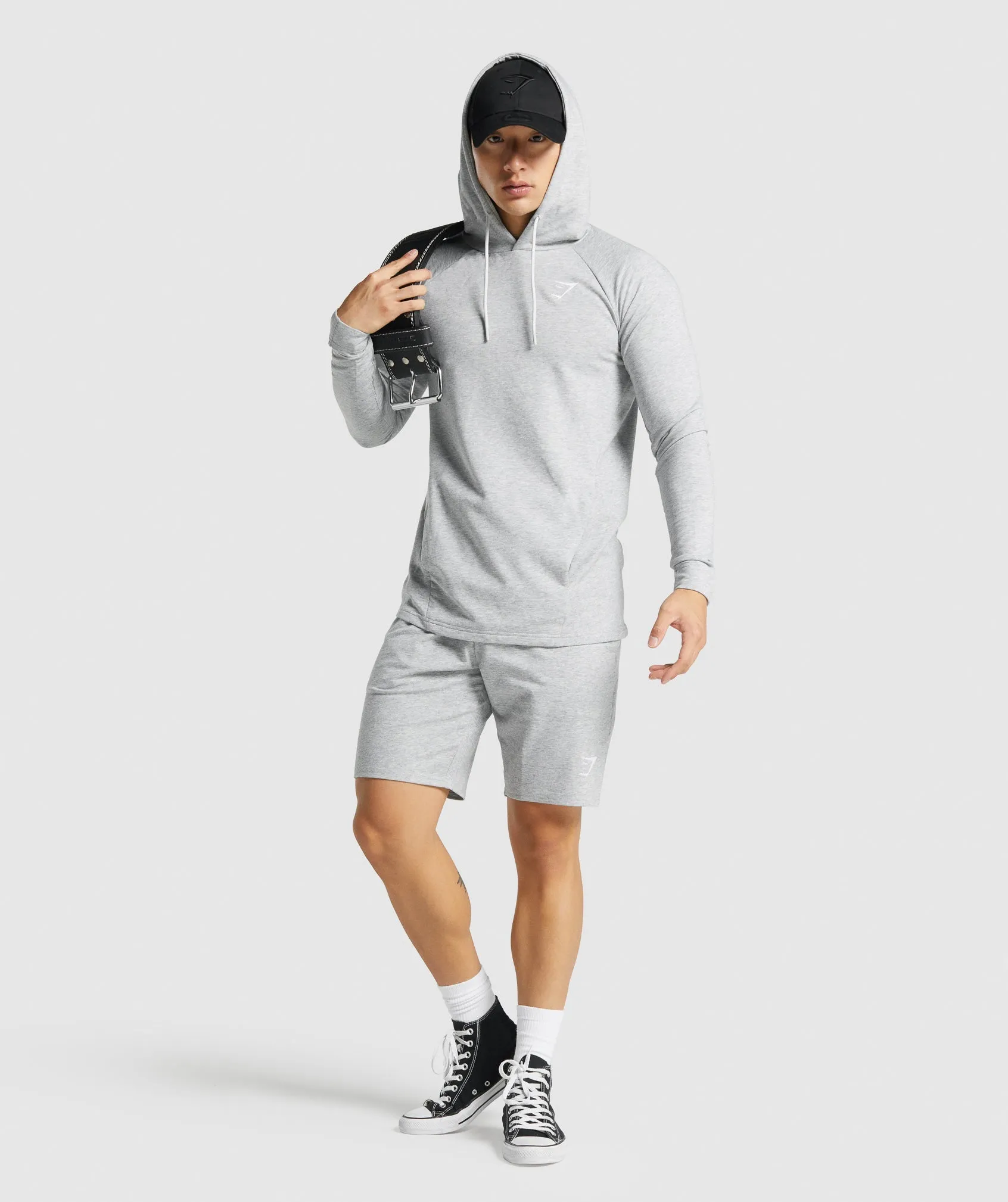 Gymshark Critical 2.0 Hoodie - Light Grey Marl