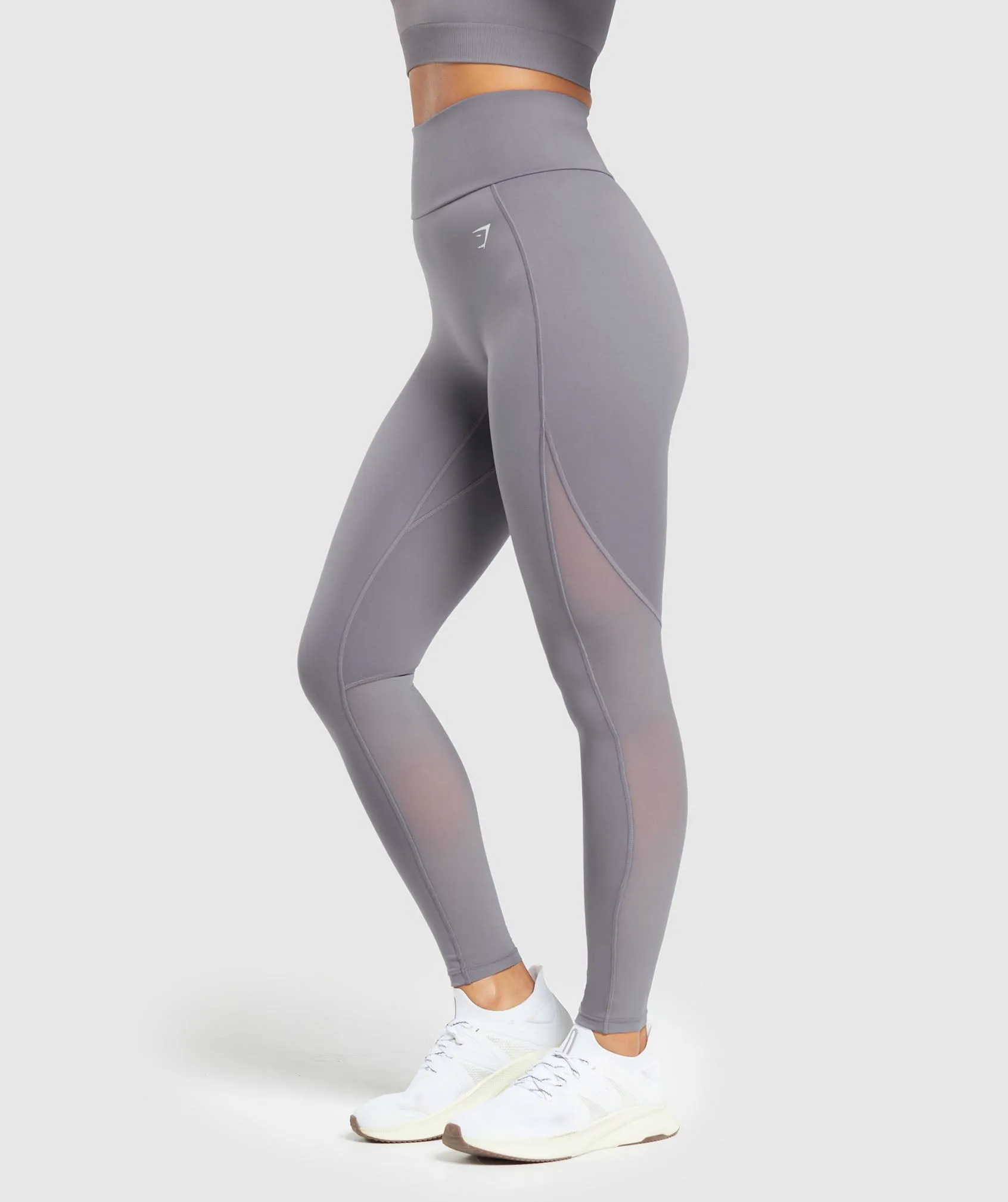 Gymshark Everyday Mesh Legging - Fog Purple