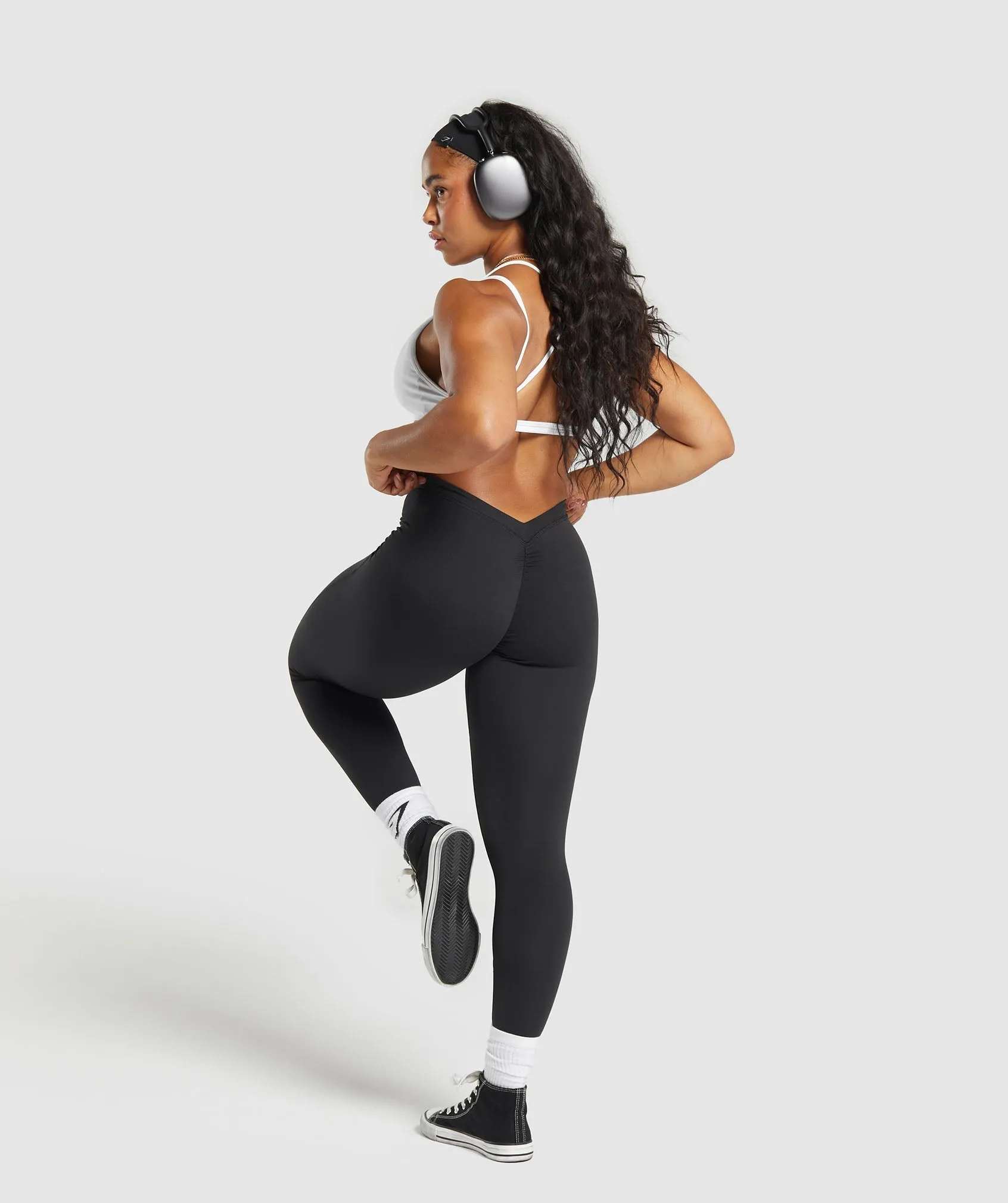 Gymshark Lifting Dipped Waistband Leggings - Black