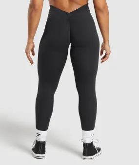 Gymshark Lifting Dipped Waistband Leggings - Black