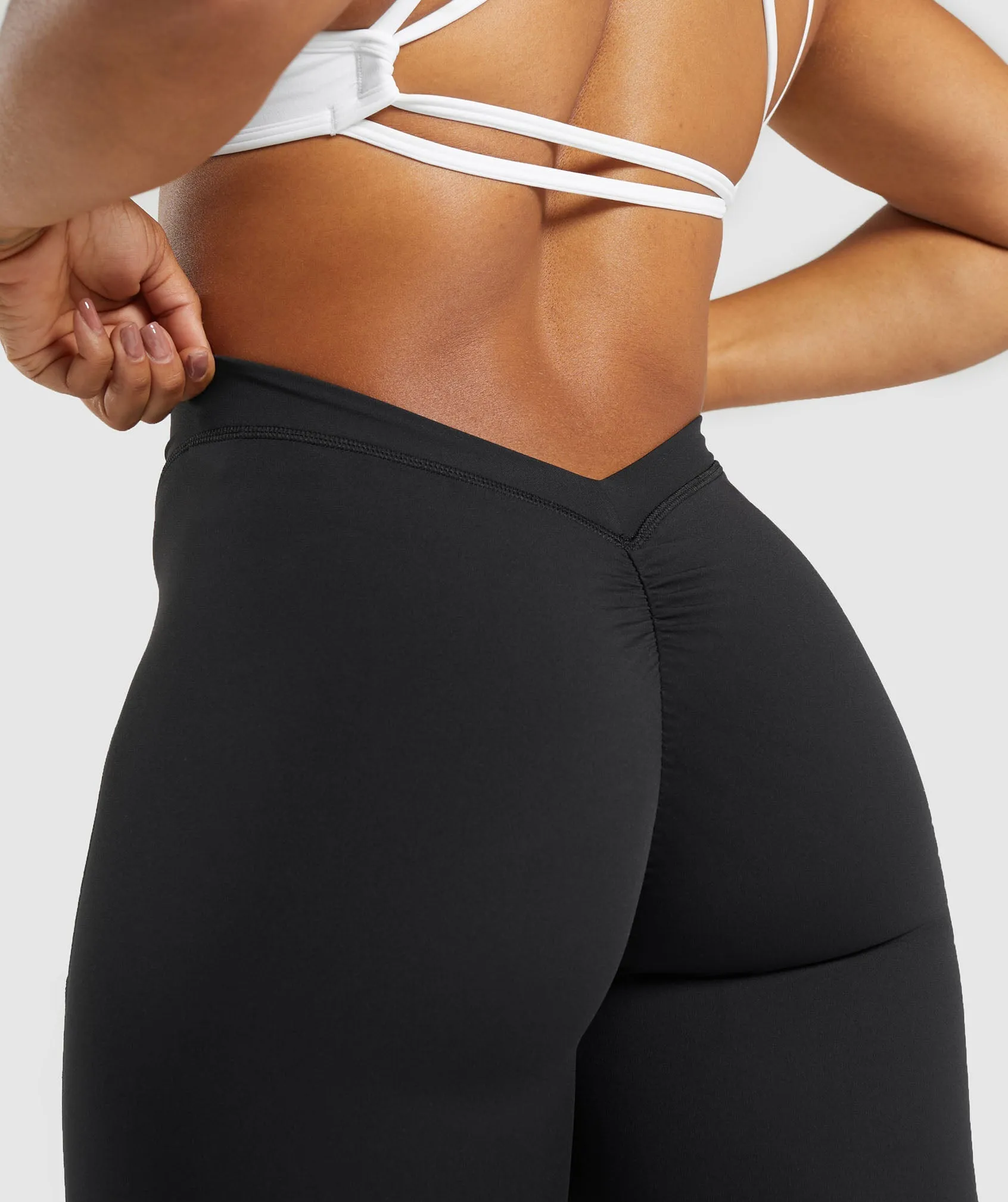 Gymshark Lifting Dipped Waistband Leggings - Black