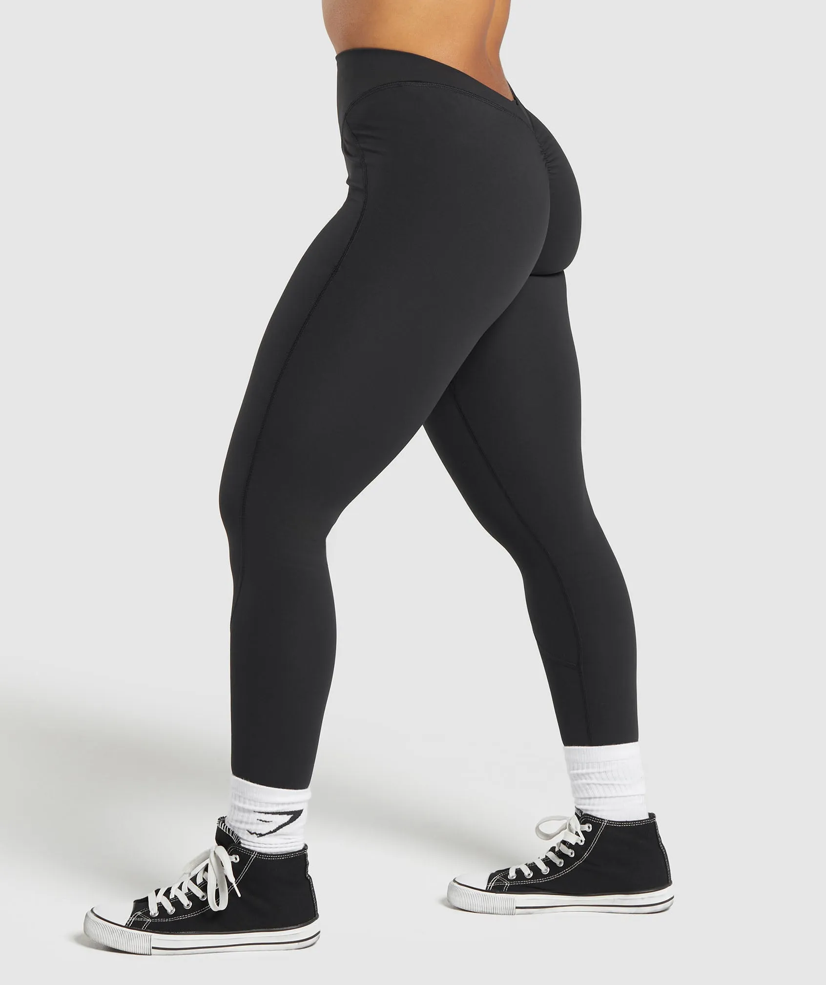 Gymshark Lifting Dipped Waistband Leggings - Black