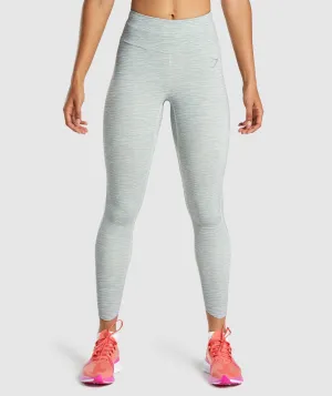 Gymshark Speed Leggings - Smokey Grey/Green Print