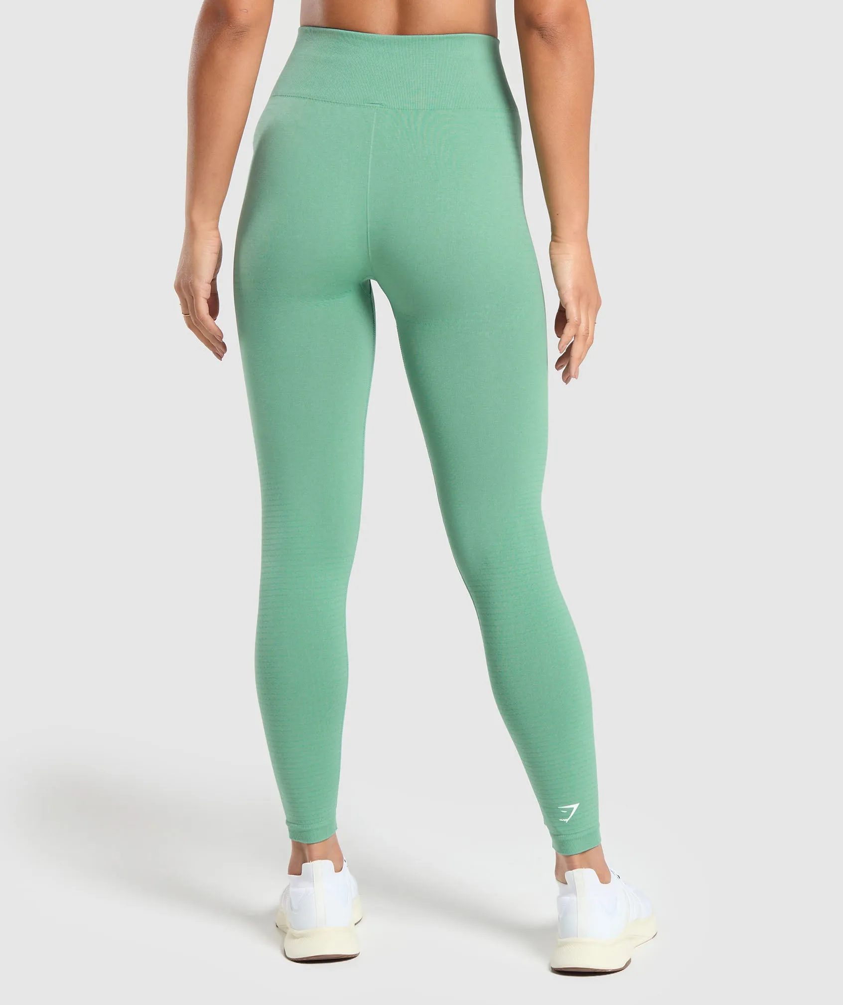 Gymshark Vital Seamless 2.0 Leggings - Lagoon Green/Marl