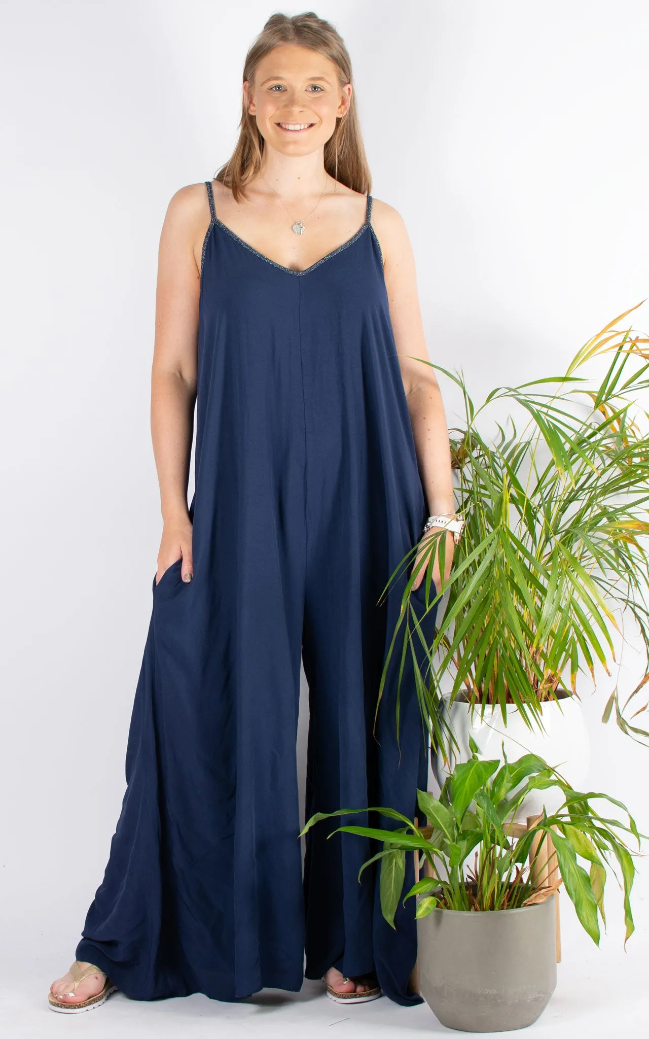 Hana Jumpsuit | Navy