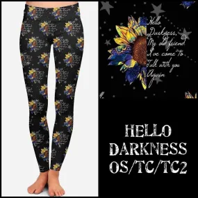 Hello darkness Sunflower leggings