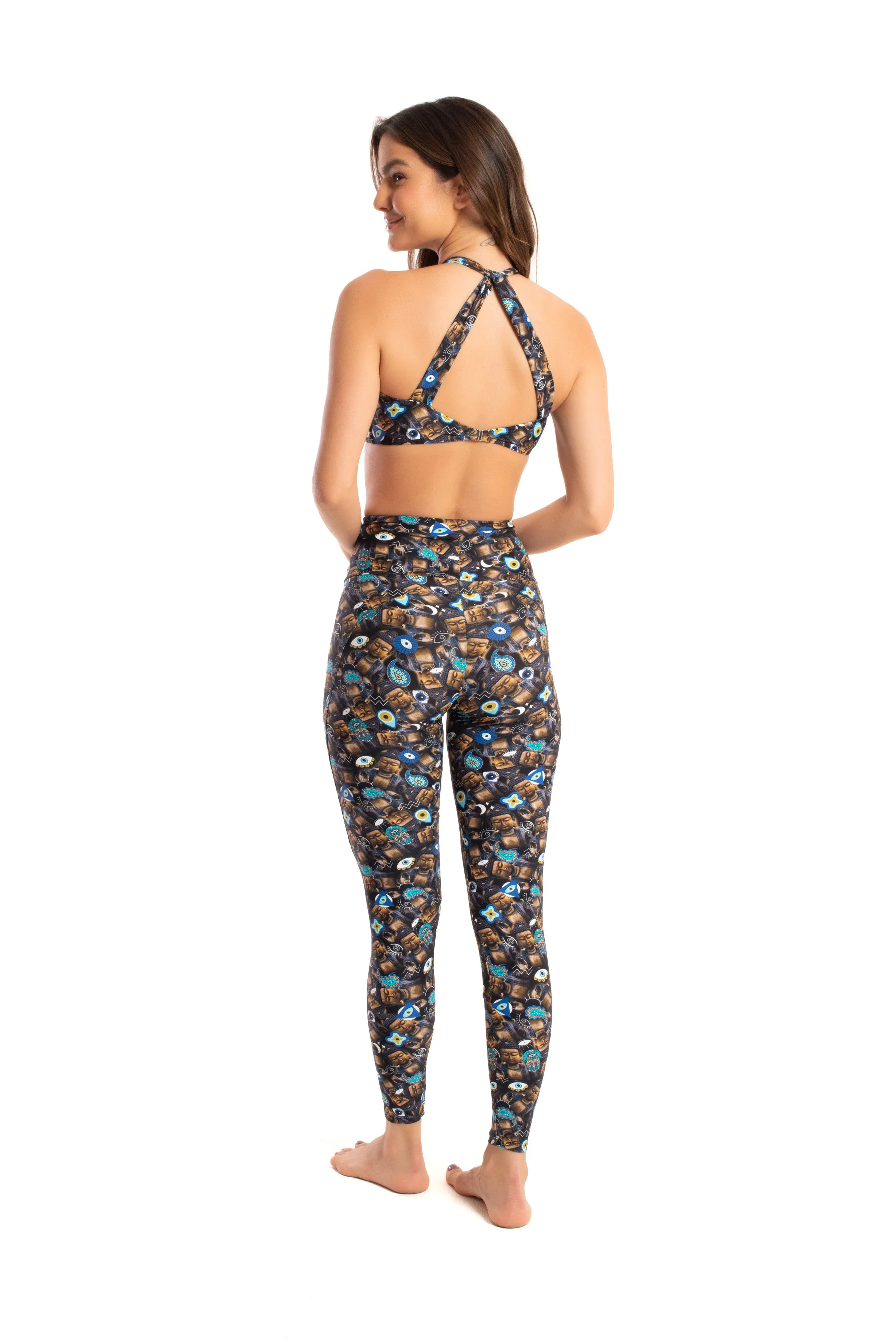 High Waist Leggings, Buddha Vibes, Cool Form Light