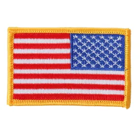 Hot Leathers PPA9011 Yellow Border Right Arm Flag 3"x2" Patch