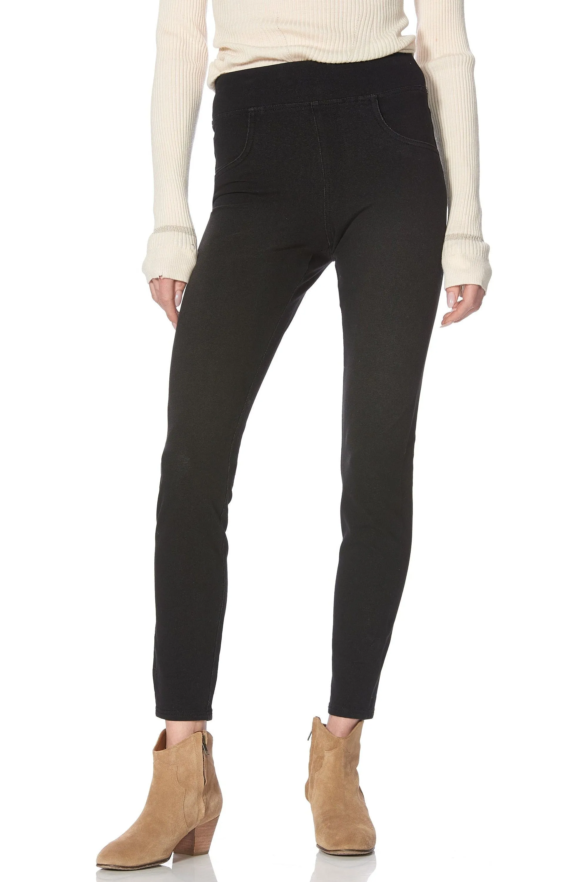 HUE Super Soft Stretch Denim Leggings - Style 22818