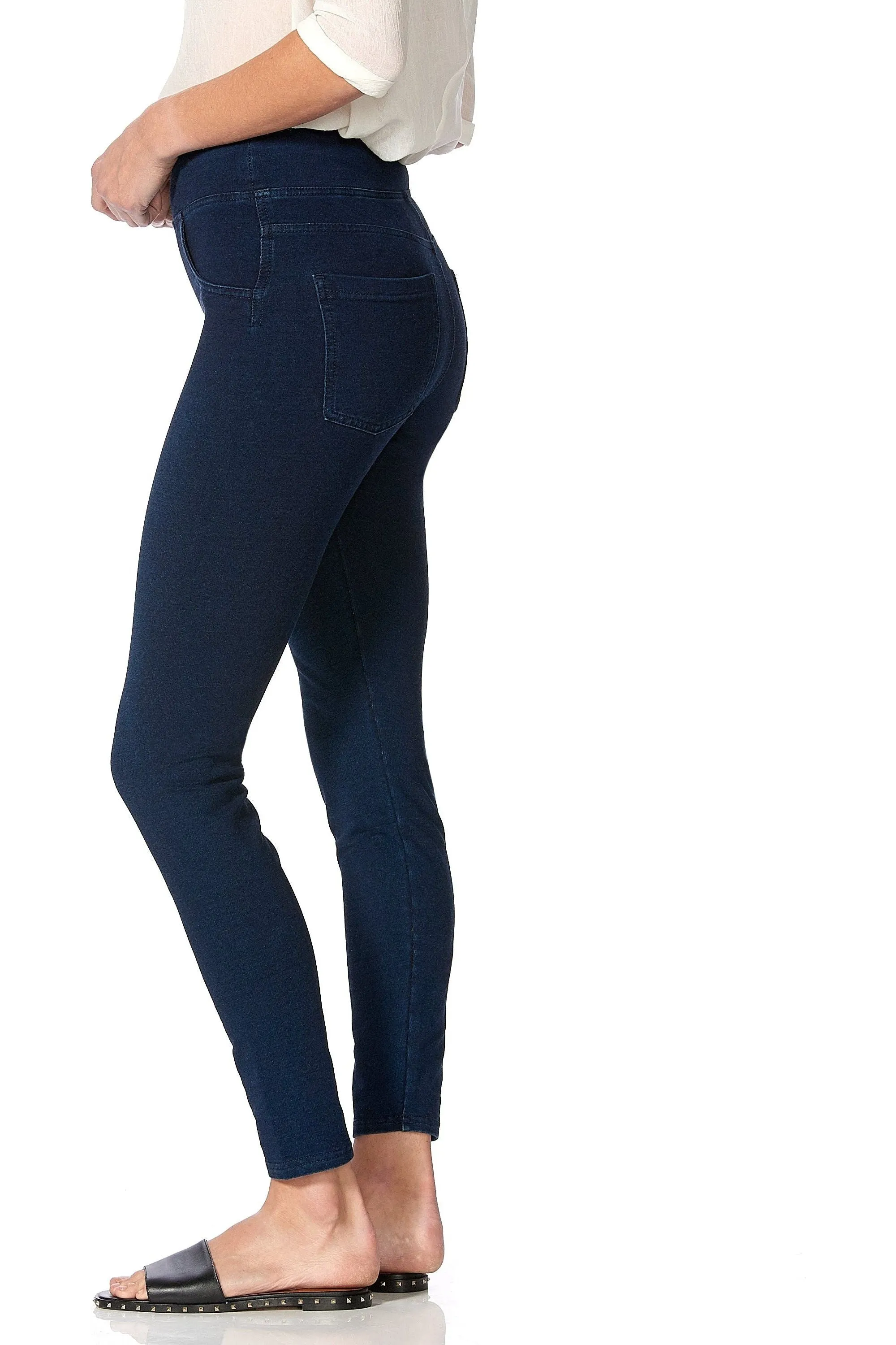 HUE Super Soft Stretch Denim Leggings - Style 22818