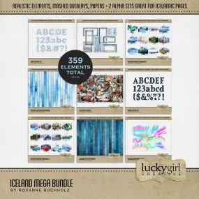 Iceland Mega Digital Scrapbook Bundle