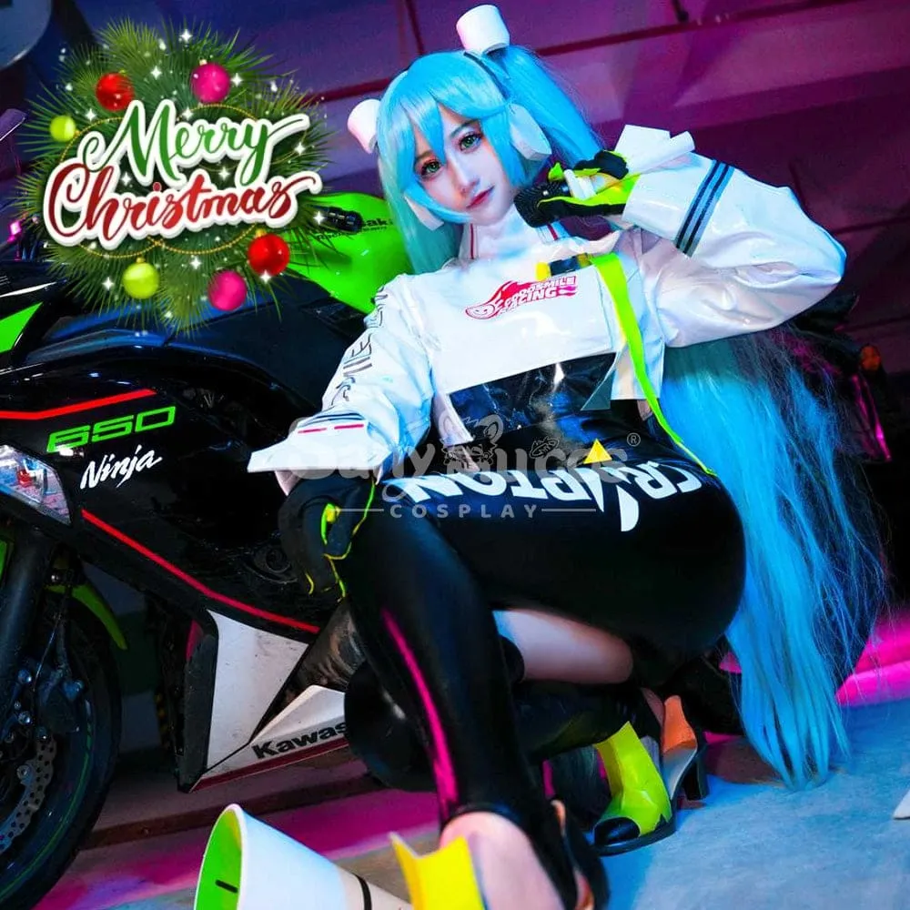 【In Stock】Vocaloid Hatsune Miku Cosplay Racing Miku Cosplay Costume