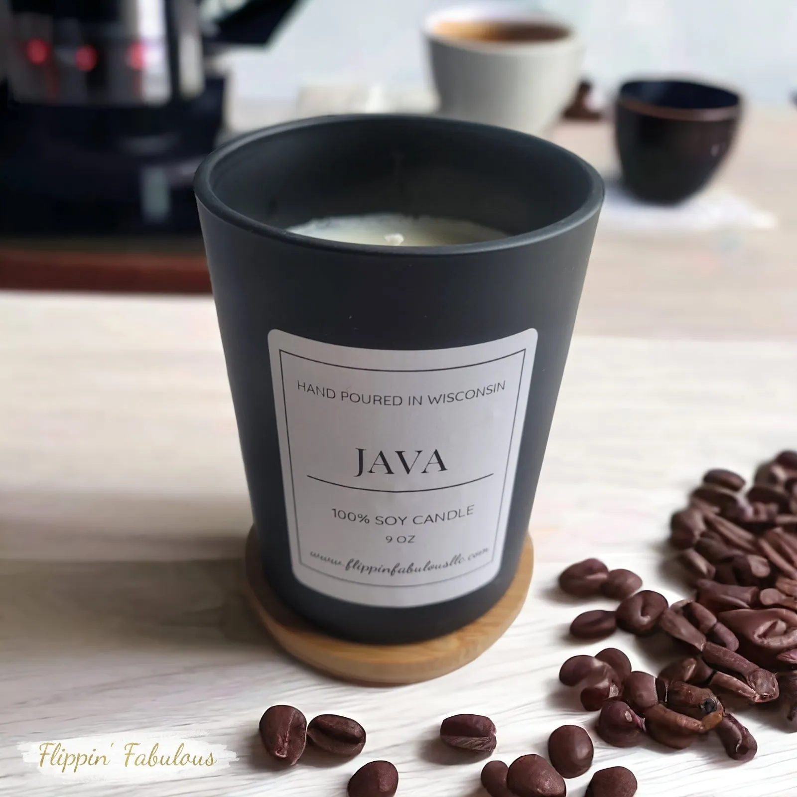 Java Soy Wax Candle-Multiple Sizes Available