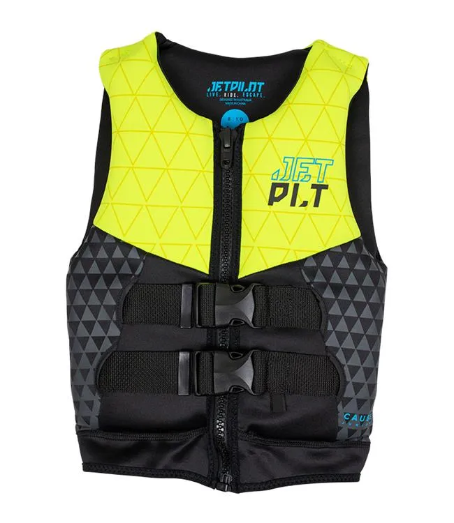 Jetpilot Cause Junior L50 Neo Life Vest (2024) - Yellow