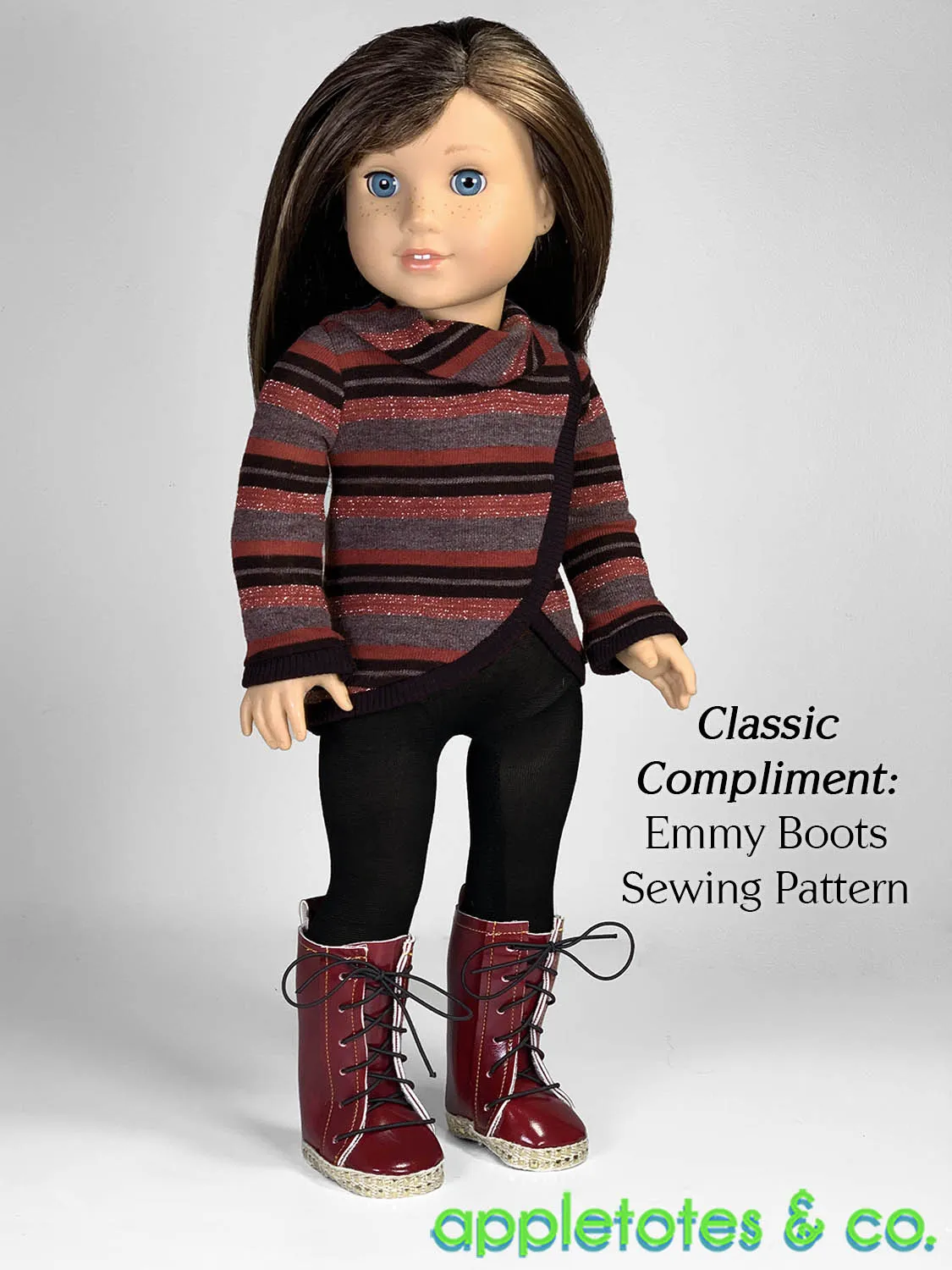 Justine Sweater 18 Inch Doll Sewing Pattern