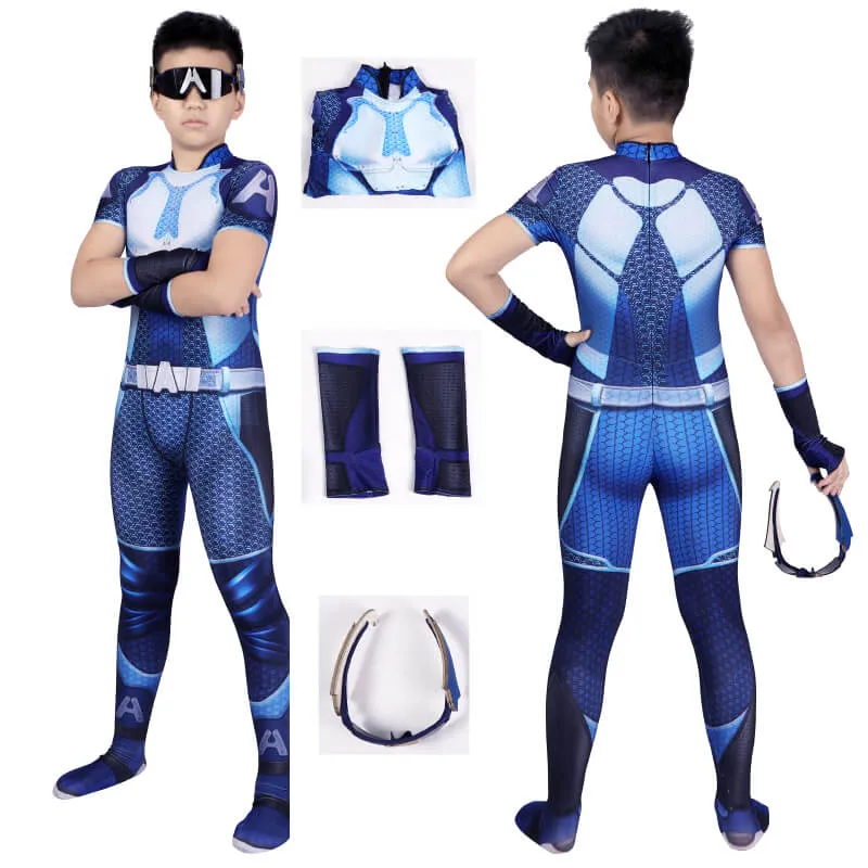 Kids The Boys A-train Cosplay Bodysuit Boys A-train Jumpsuit Costume ACcosplay