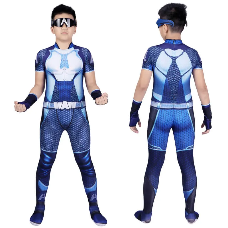 Kids The Boys A-train Cosplay Bodysuit Boys A-train Jumpsuit Costume ACcosplay