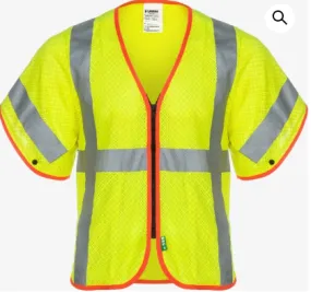 Lakeland V10AM0123ZL Class 3 FR/AR Static Dissipative Mesh High-Vis Vest