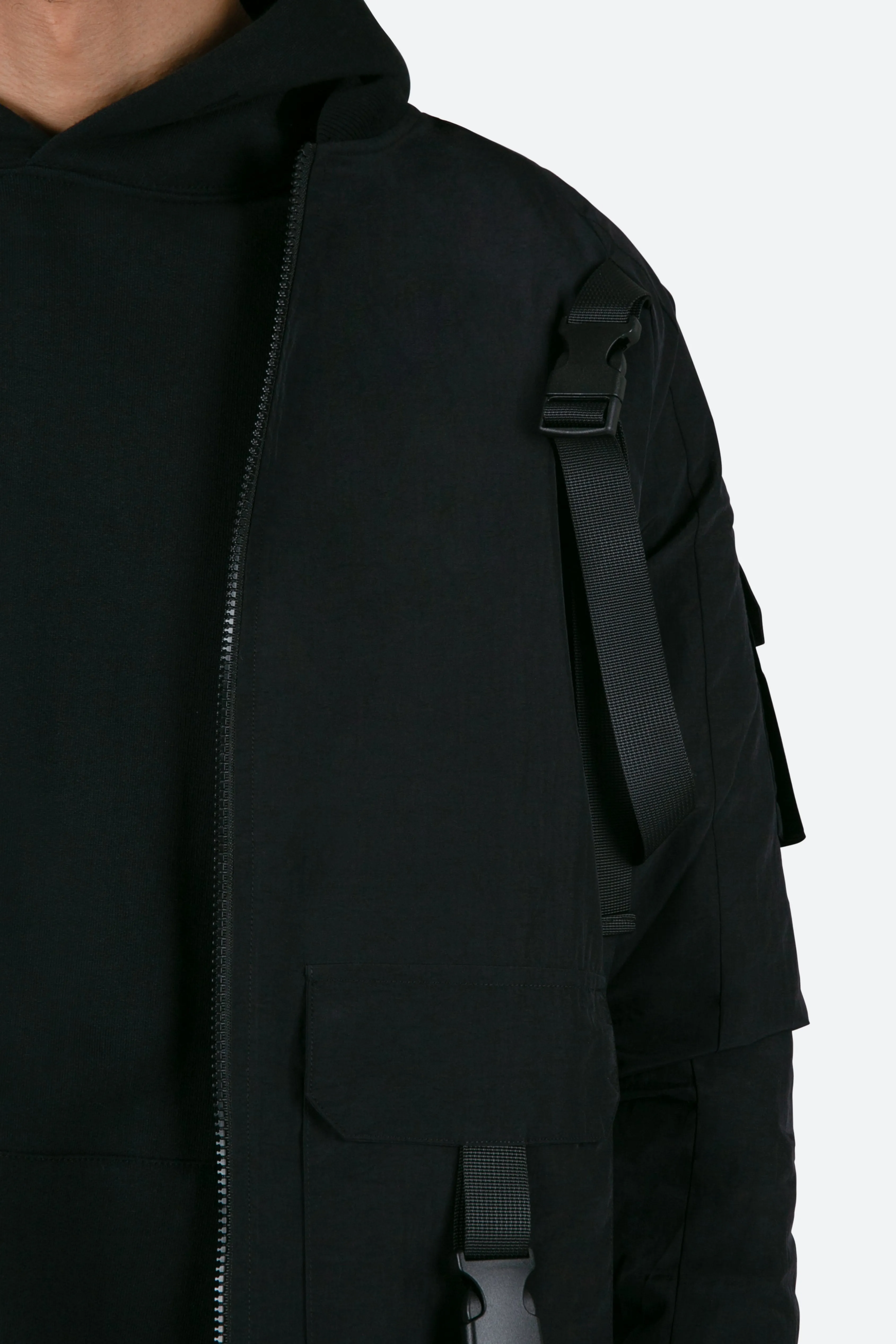 Lightweight Utility Jacket - Black