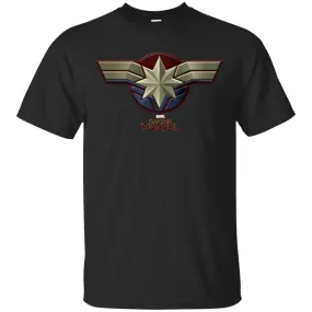 Marvel Captain Marvel Movie Chest Symbol Men Cotton T-Shirt