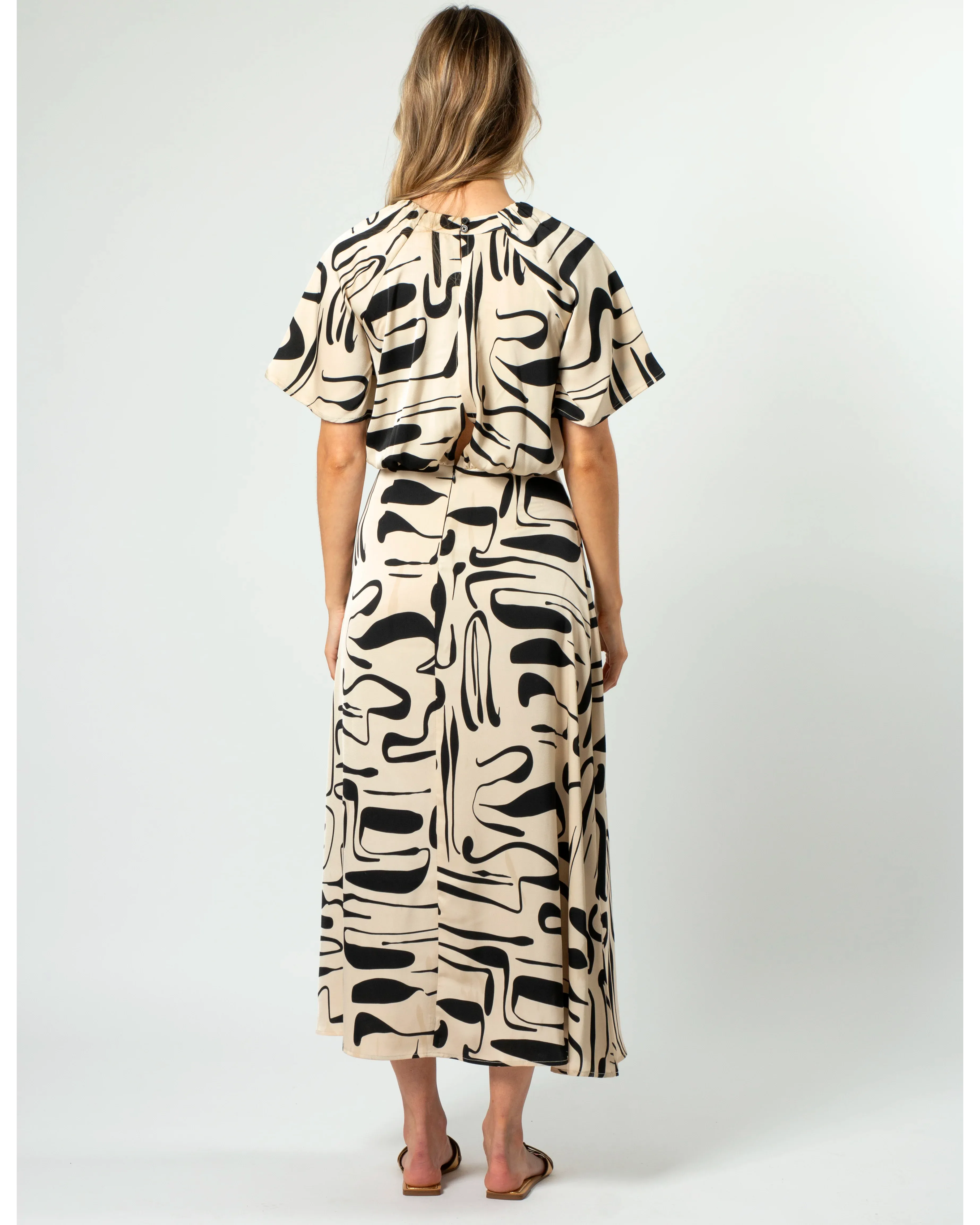 Matteo Dress - Painterly Geo