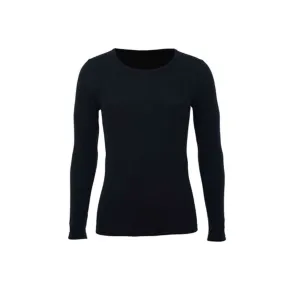 Mens 100% Pure Merino Wool Thermal Long Sleeve T Shirt