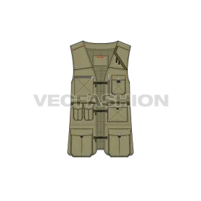 Mens Army Vest