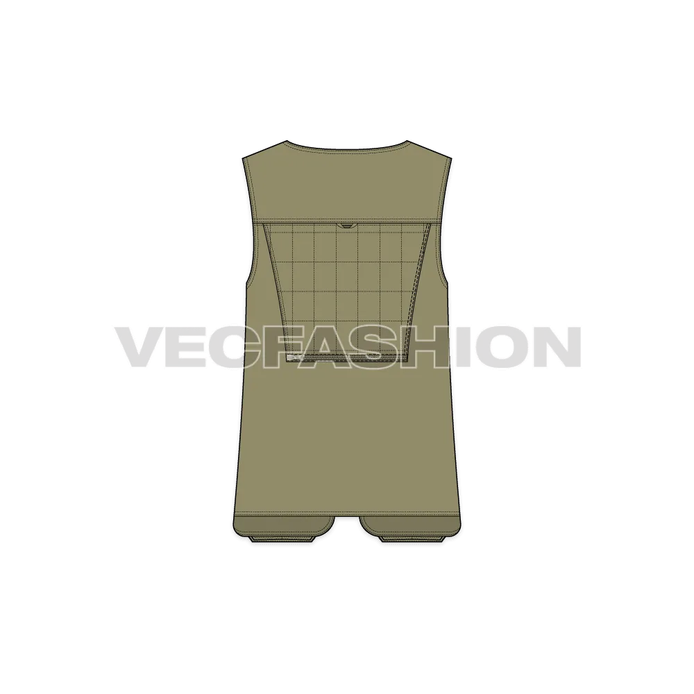 Mens Army Vest