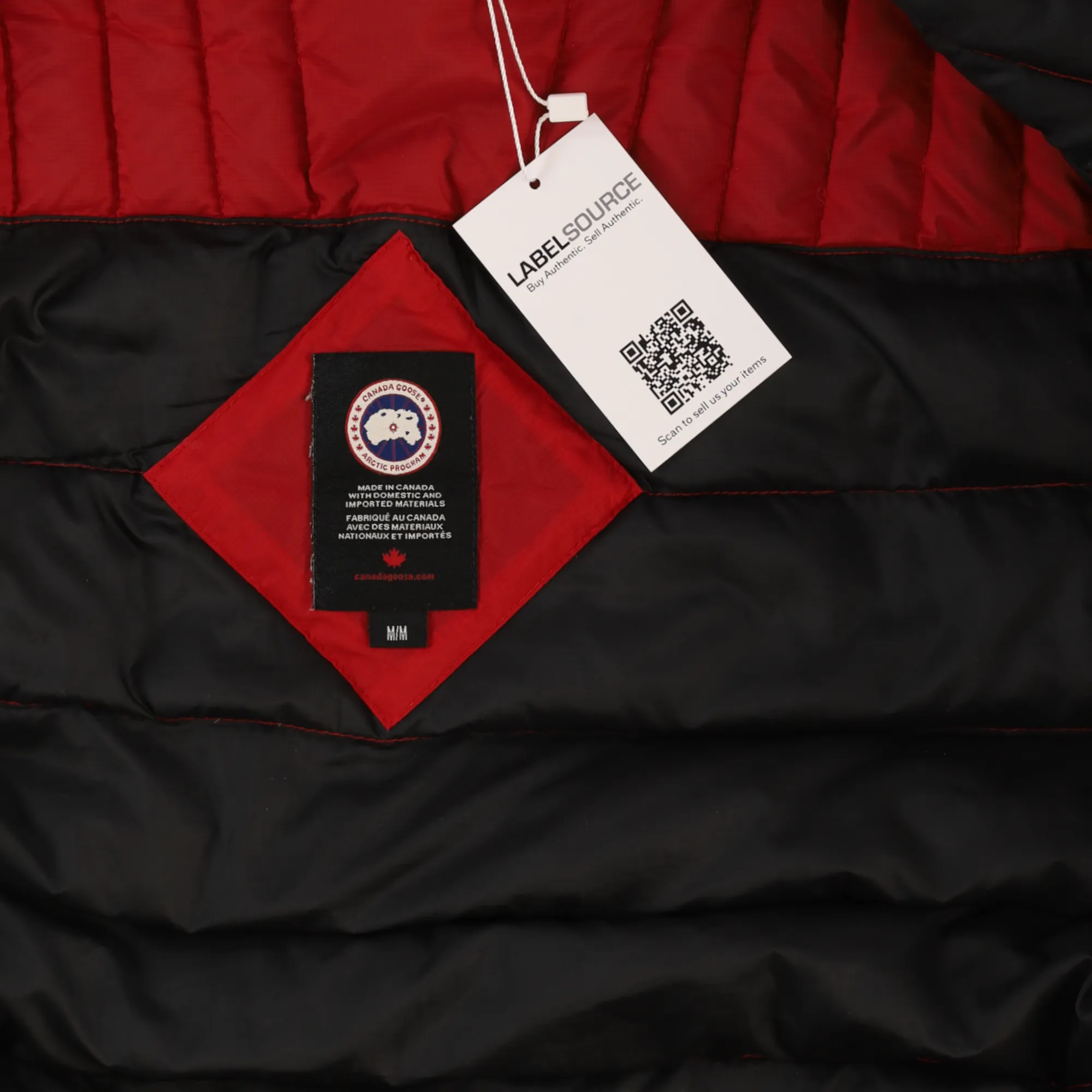 Men's Brookvale Down Jacket Red Size M