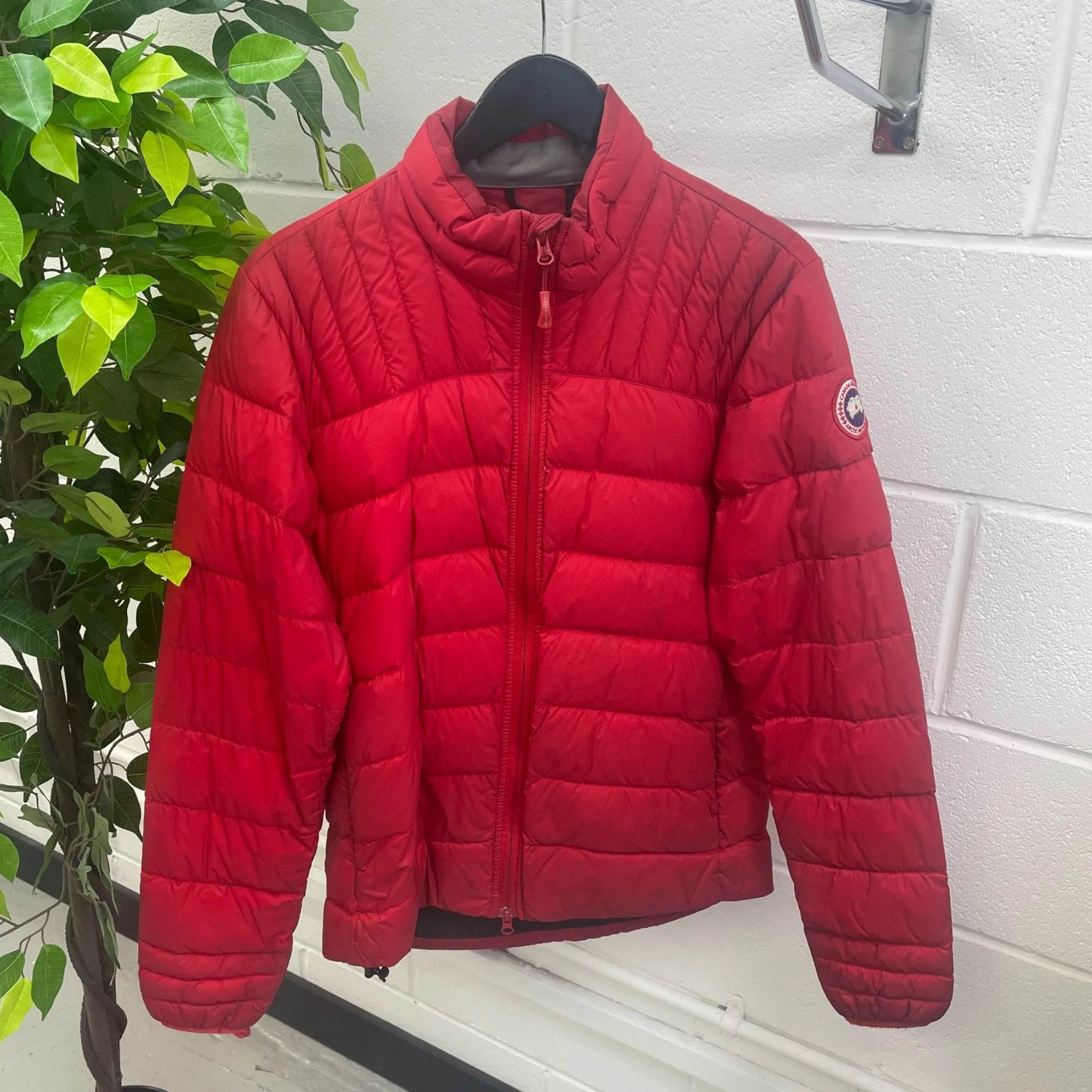 Men's Brookvale Down Jacket Red Size M