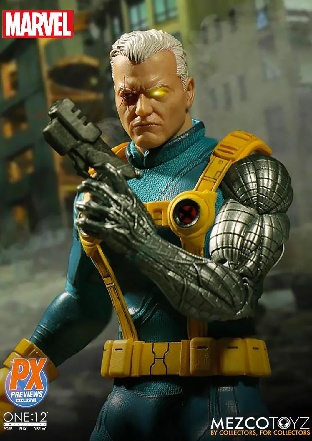 MEZCO TOYZ ONE:12 CABLE PX PREVIEWS EXCLUSIVE - 76861