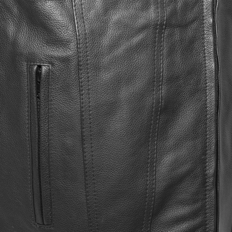 MKL - Silva Men's Motorcycle Leather Vest