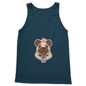 More Pug Coffee Please Classic Adult Vest Top