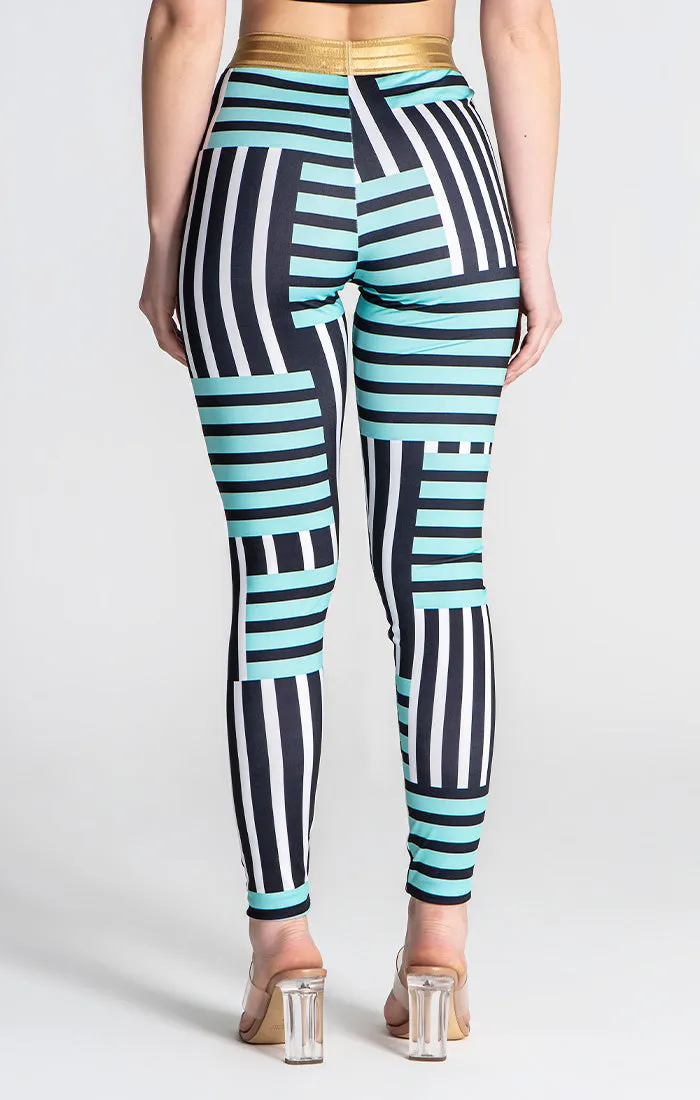 Multicolor Direction Leggings