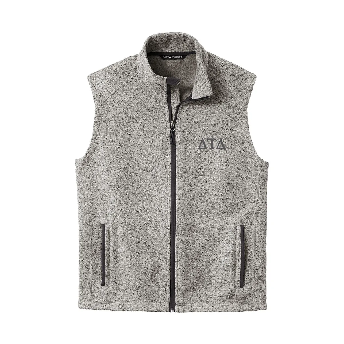 New! Delt Heather Grey Vest