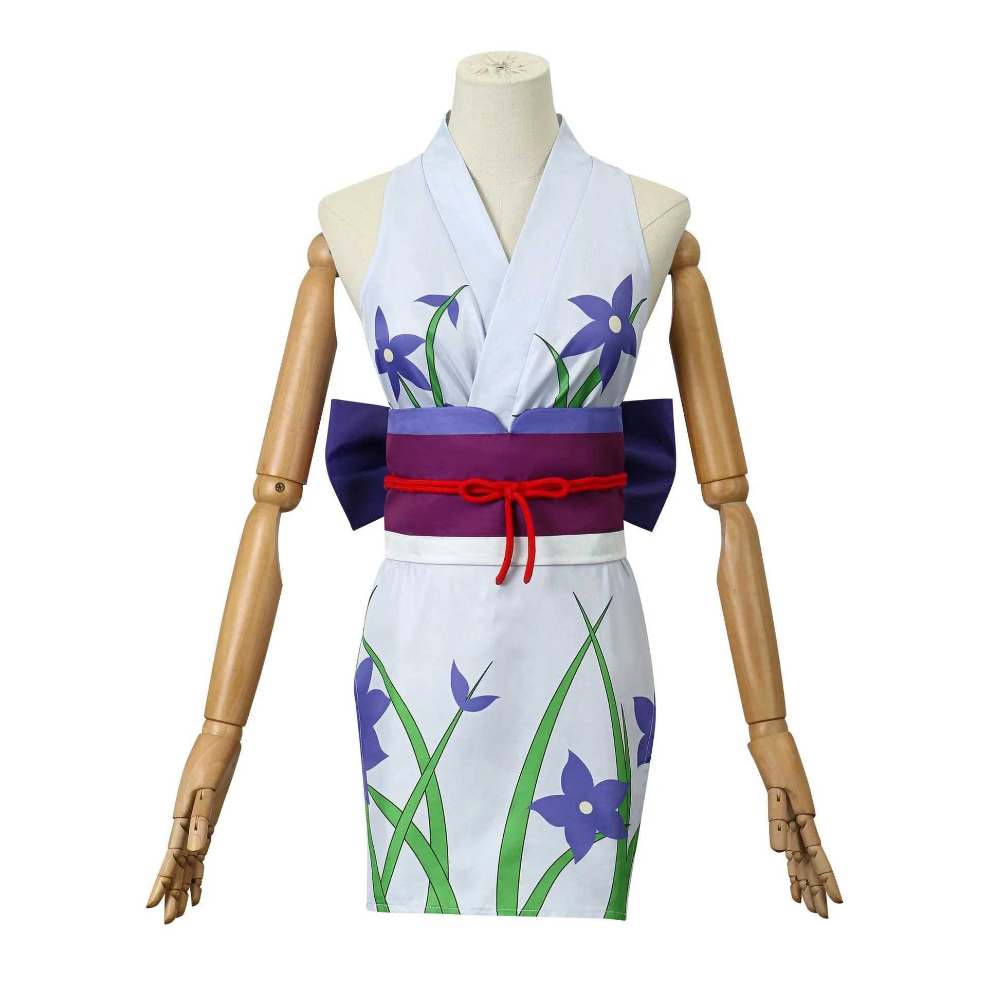 One Piece Nico Robin Japanese Anime Kimono Robe Fancy cosplay Costumes