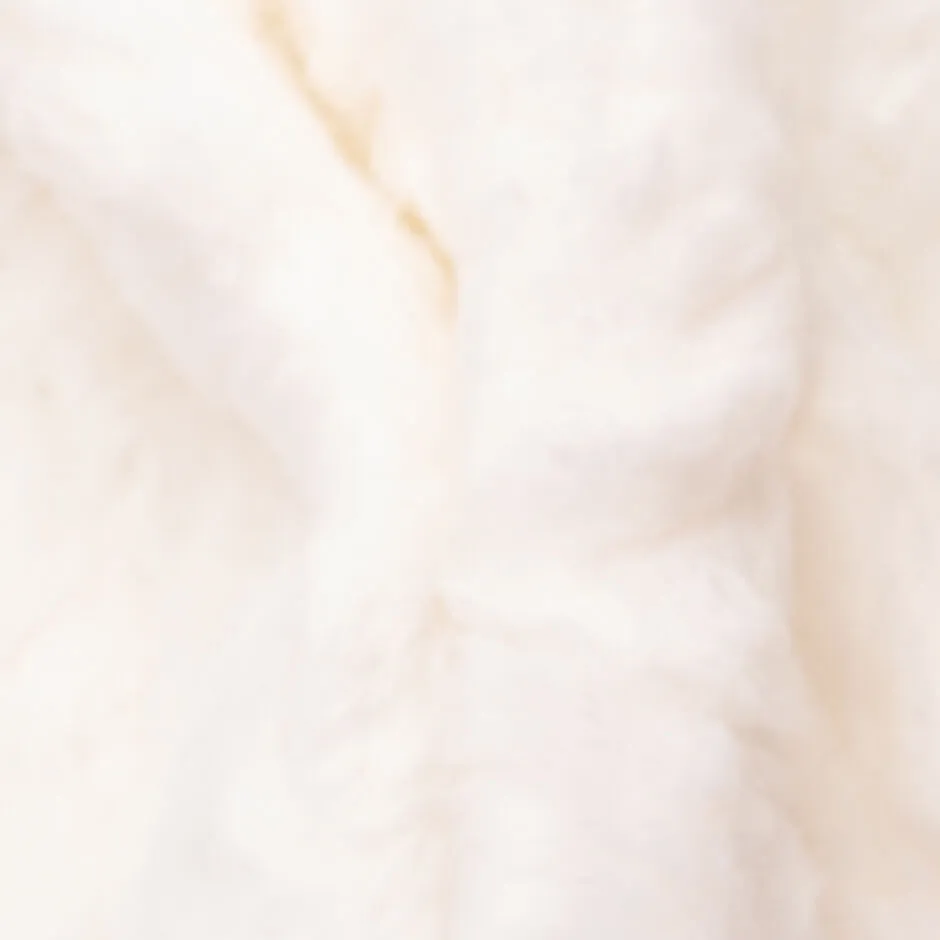 Optic White Faux Fur