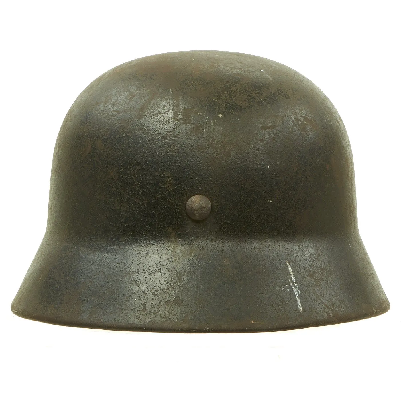 Original German WWII Service Worn M40 Single Decal Luftwaffe Helmet with 57cm Liner - SE64