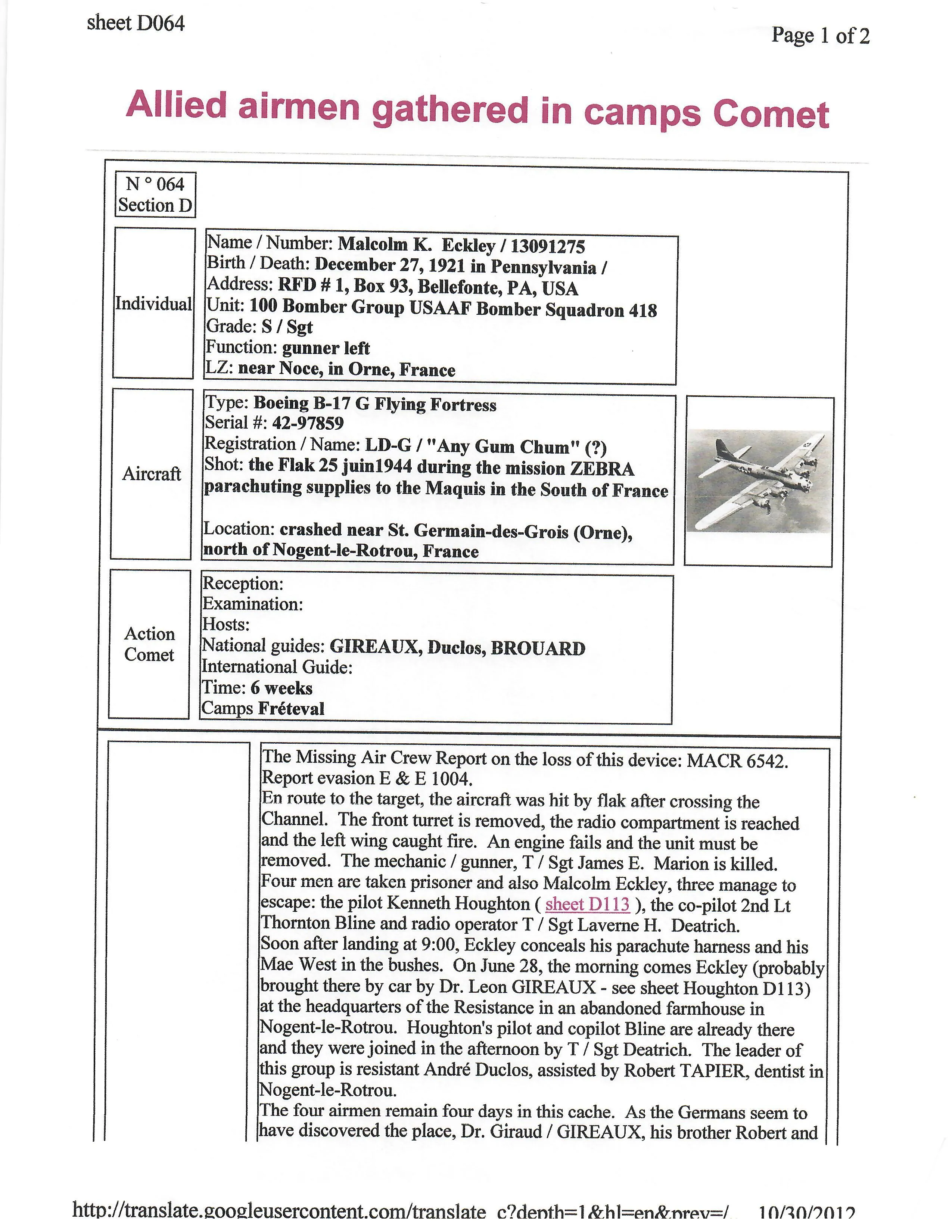 Original U.S. WWII Stalag Luft 4 POW Named Grouping - 8th Air Force Bomber Ball Turret Gunner