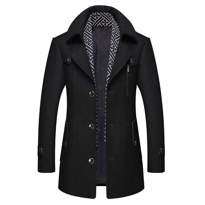 Padded cotton coat and wool coat , Men coat