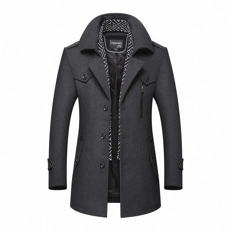 Padded cotton coat and wool coat , Men coat