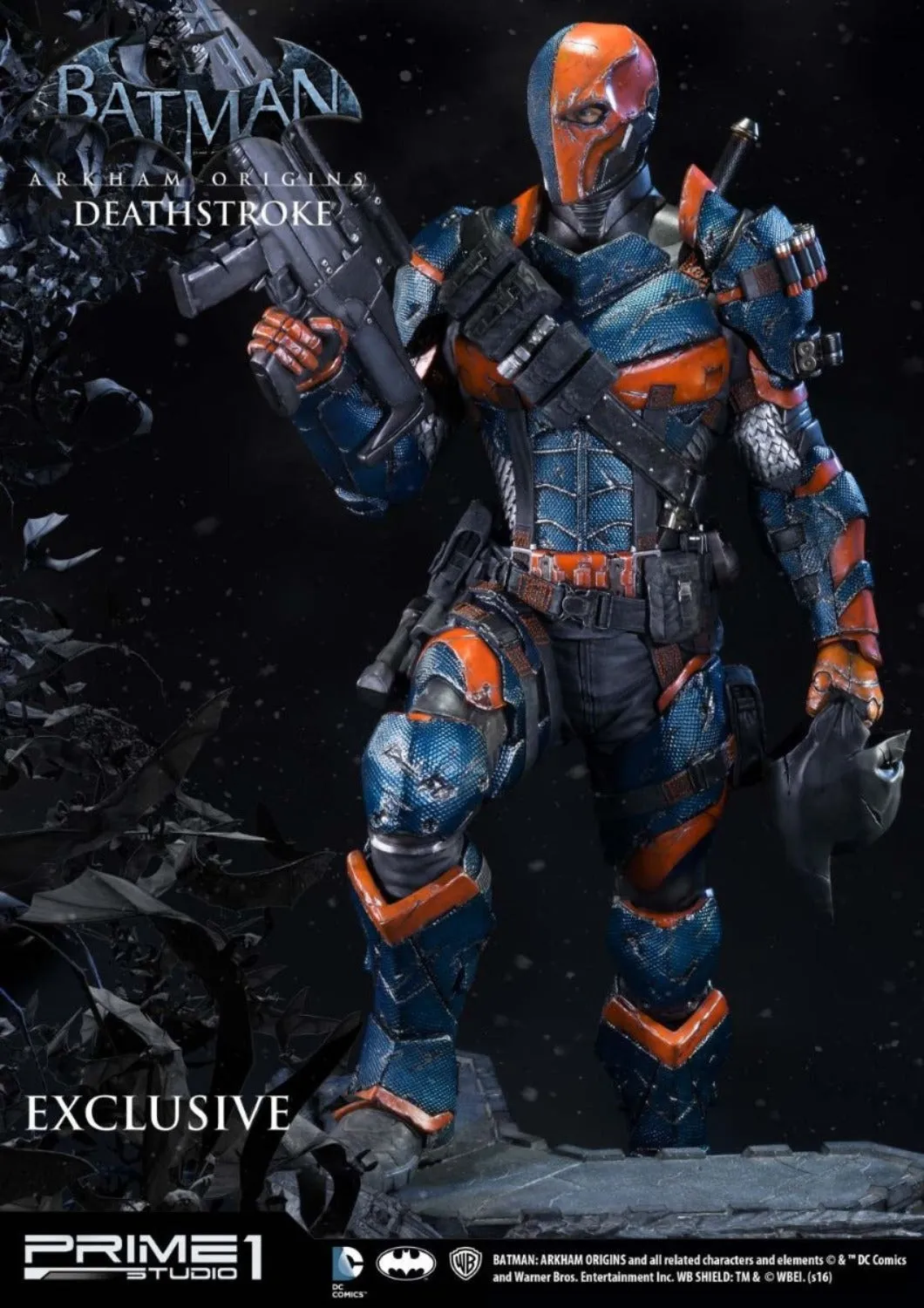 PRIME 1 STUDIO DC BATMAN ARKHAM ORIGINS DEATHSTROKE STATUE EXCLUSIVE VERSION 1/3 - MMDC-05EX