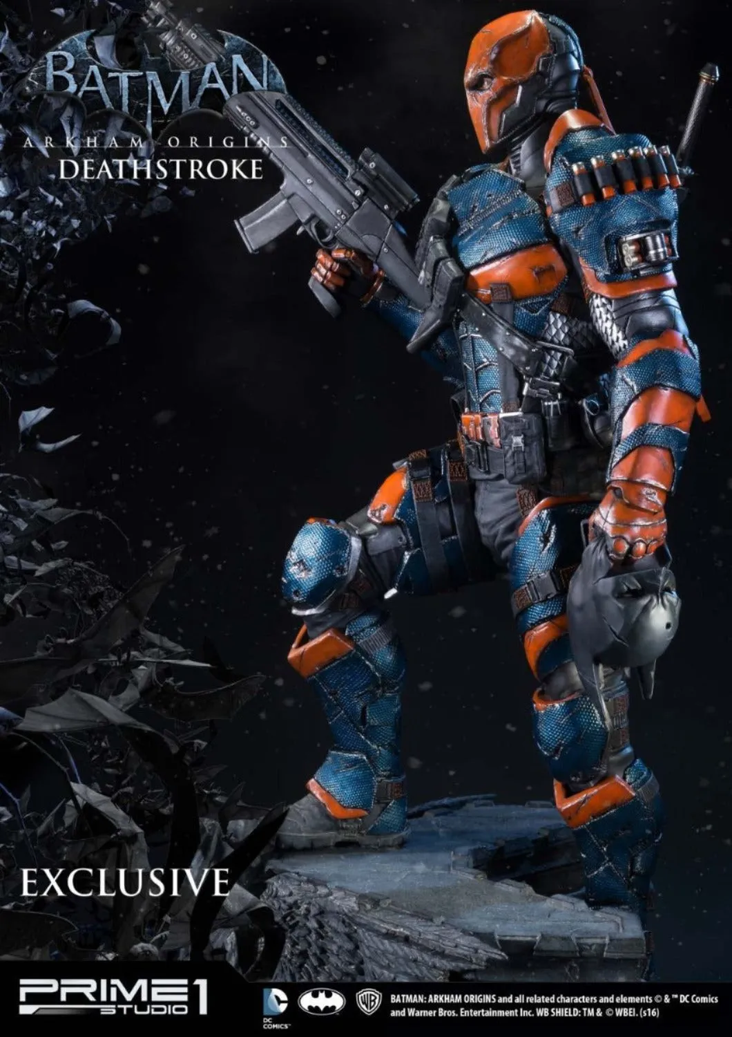 PRIME 1 STUDIO DC BATMAN ARKHAM ORIGINS DEATHSTROKE STATUE EXCLUSIVE VERSION 1/3 - MMDC-05EX