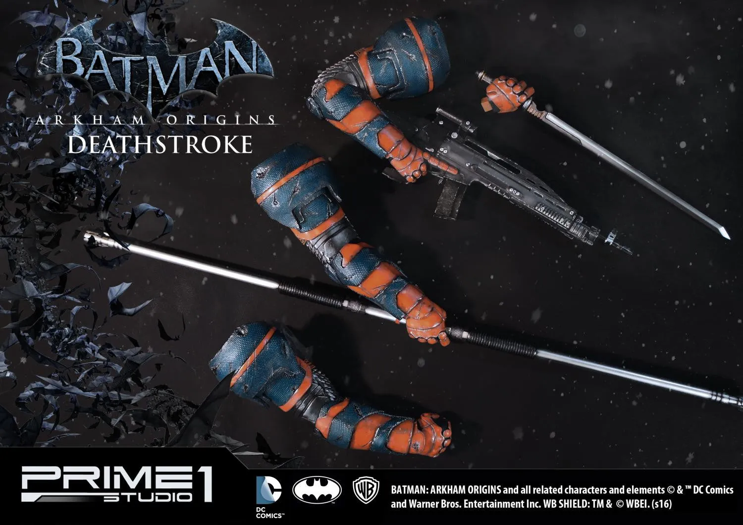 PRIME 1 STUDIO DC BATMAN ARKHAM ORIGINS DEATHSTROKE STATUE EXCLUSIVE VERSION 1/3 - MMDC-05EX