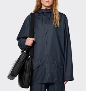 Rains Short Jacket In Navy