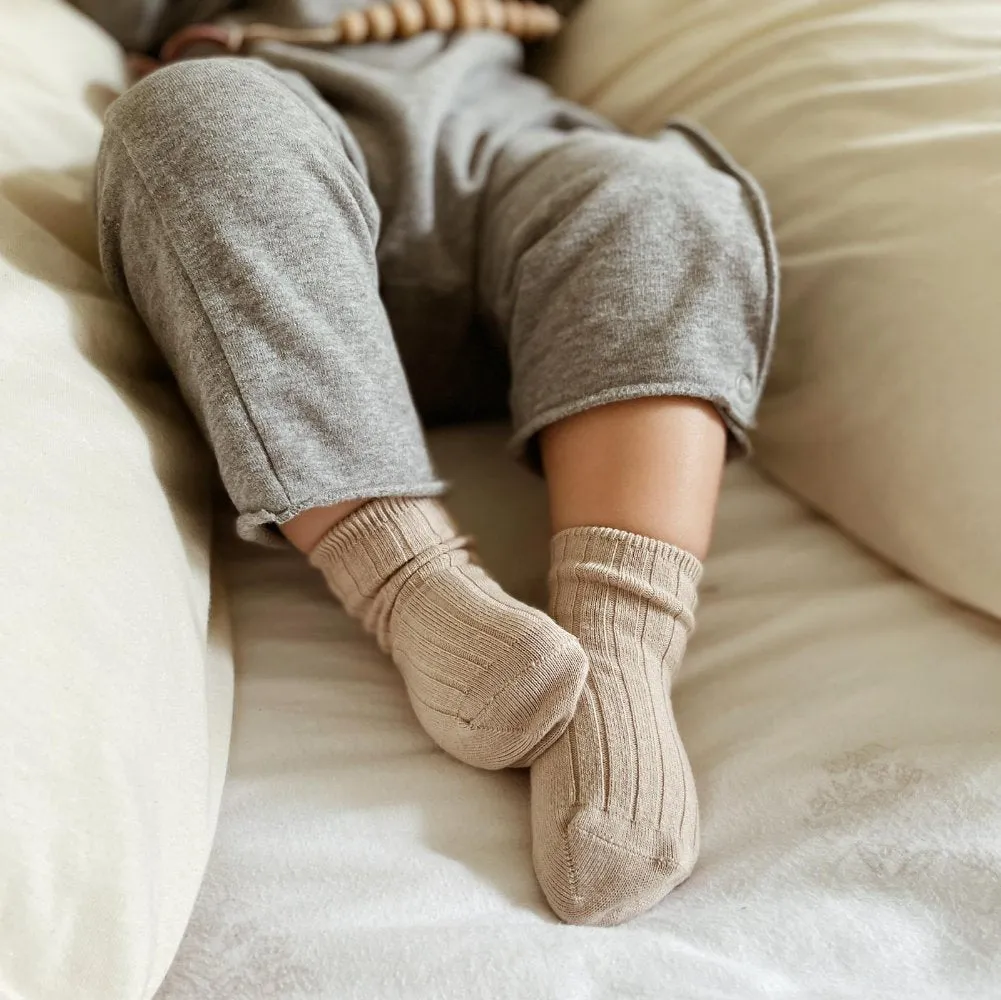 Ribbed Socks - Earthy Colors