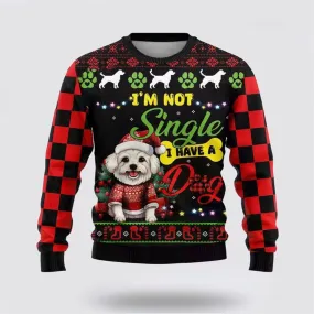 Santa Maltese Dog Ugly Christmas Sweater For Men And Women, Gift For Christmas, Best Winter Christmas Outfit